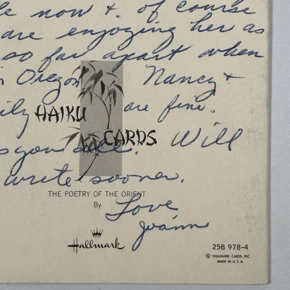 Vintage Hallmark Honeycomb Bird Birthday Card For Grandmother Pop-Up Haiku 3D